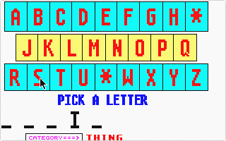 AWG - Another Word Game atari screenshot